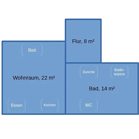 Appartement Drachennest Mit Kochnische & Bad