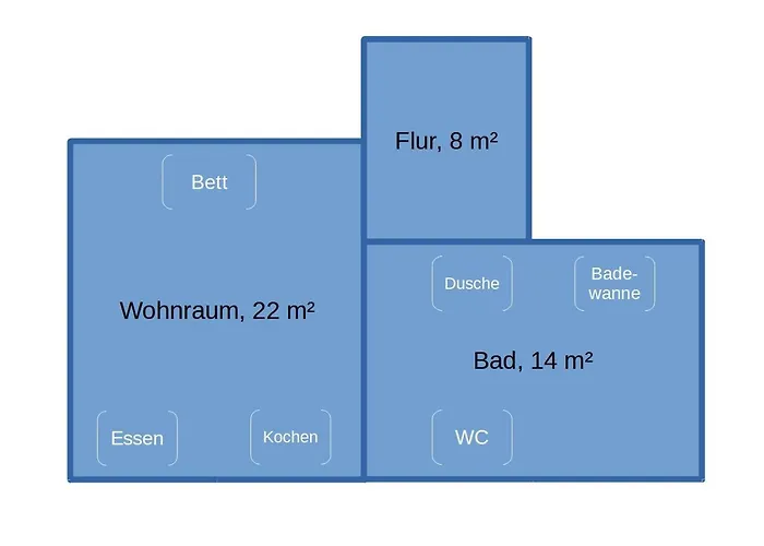 Appartement Drachennest Mit Kochnische & Bad